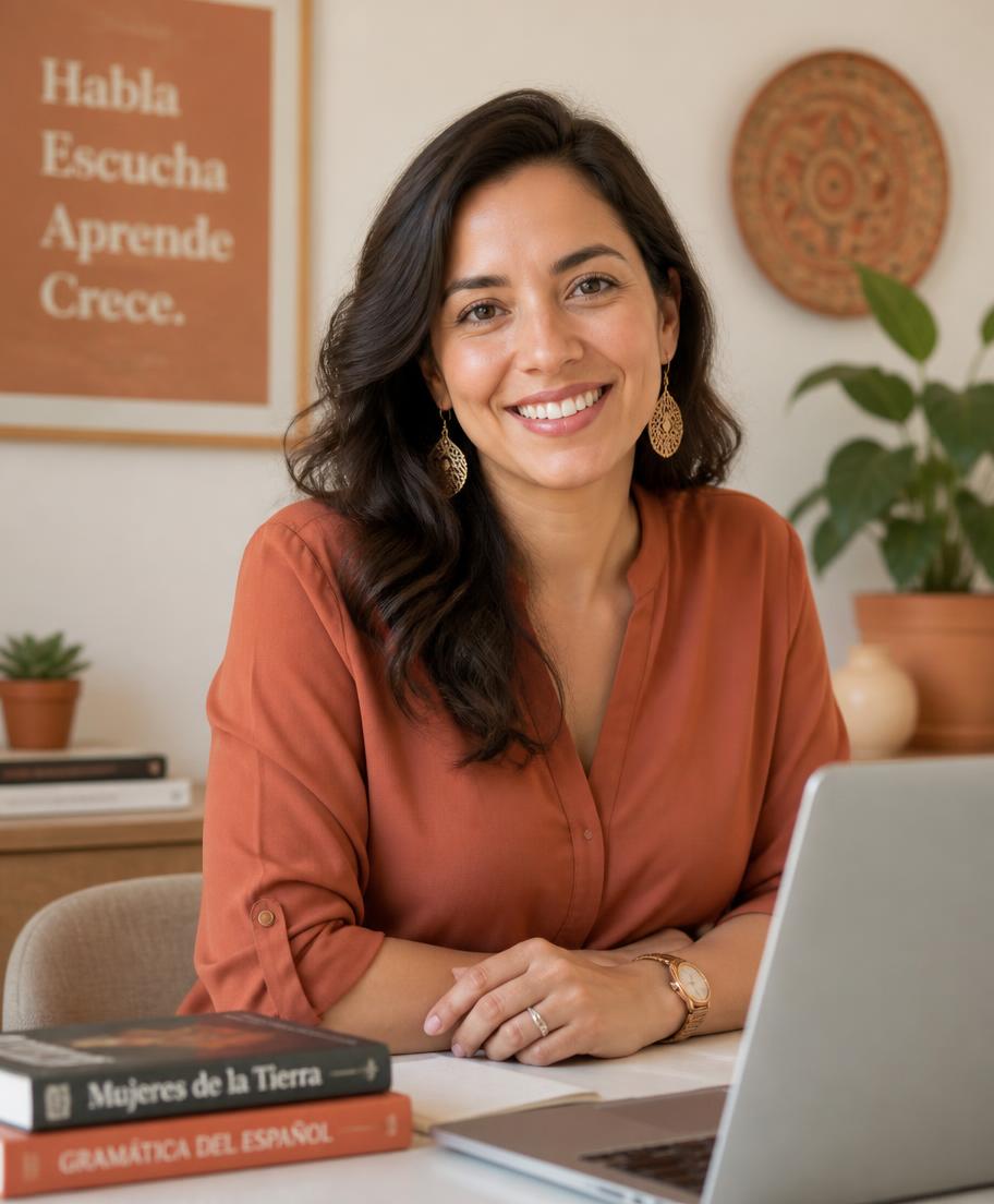 Lucía Martínez, founder and lead Spanish teacher at Spanish Seekho